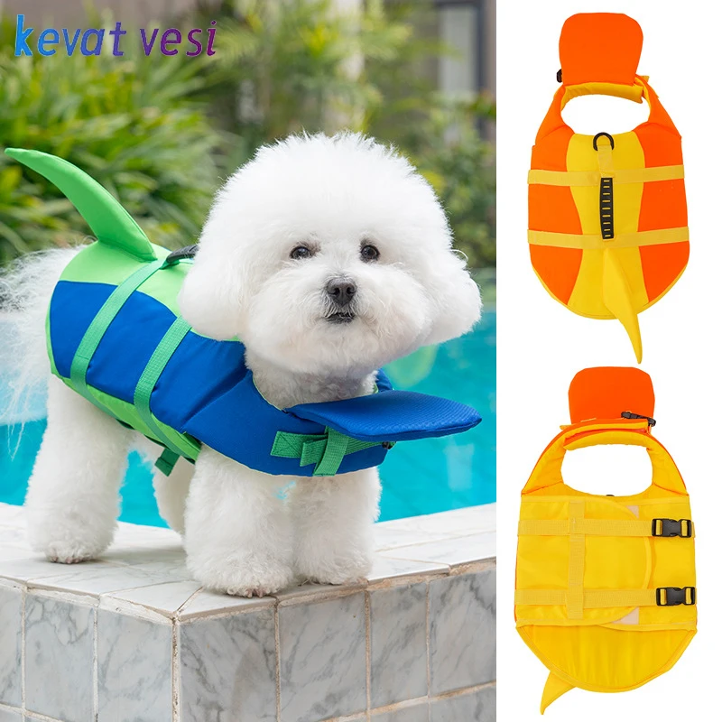 Summer Dog Life Jacket Portable Towable Dog Swimming Suit Breathable Vest Waterproof 1005011826221188