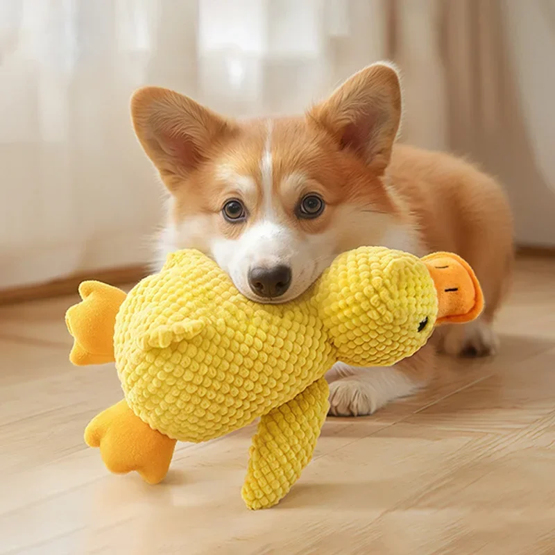 Interactive Plush Toy for Cats and Dogs, Aggressive Chewing, Squeak Doll 1005011830262391