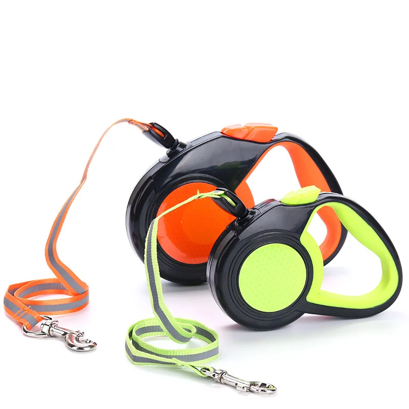 Dog Leash Automatic Retractable Outdoor Walking Reflective Anti Slip Handle Metal (8M) 1005011846869567