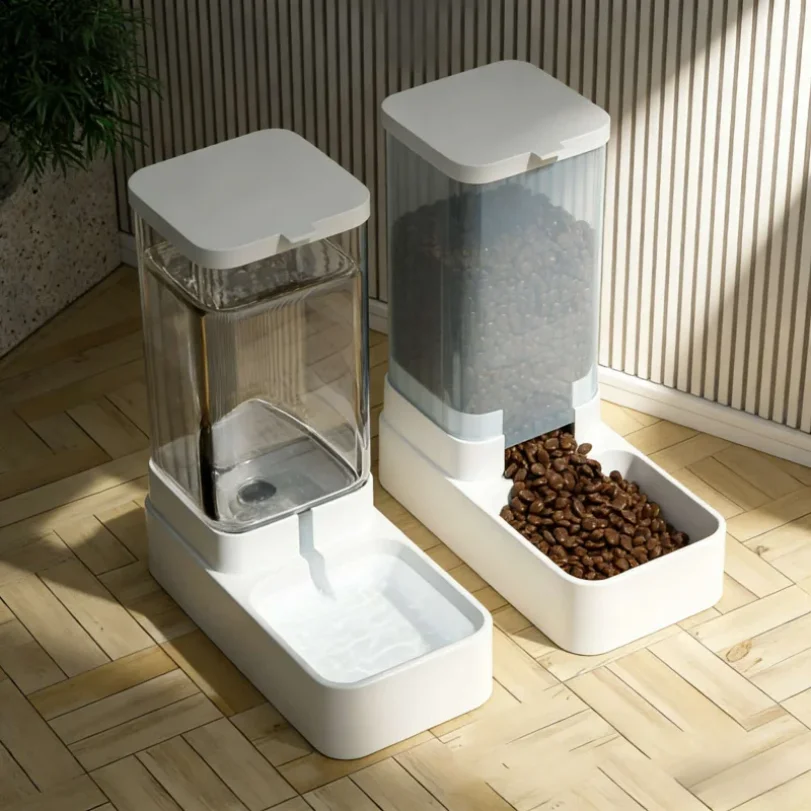2Packaged Pet Gravity Feeder and Waterer Set for Cats and Dogs 1005011855328529