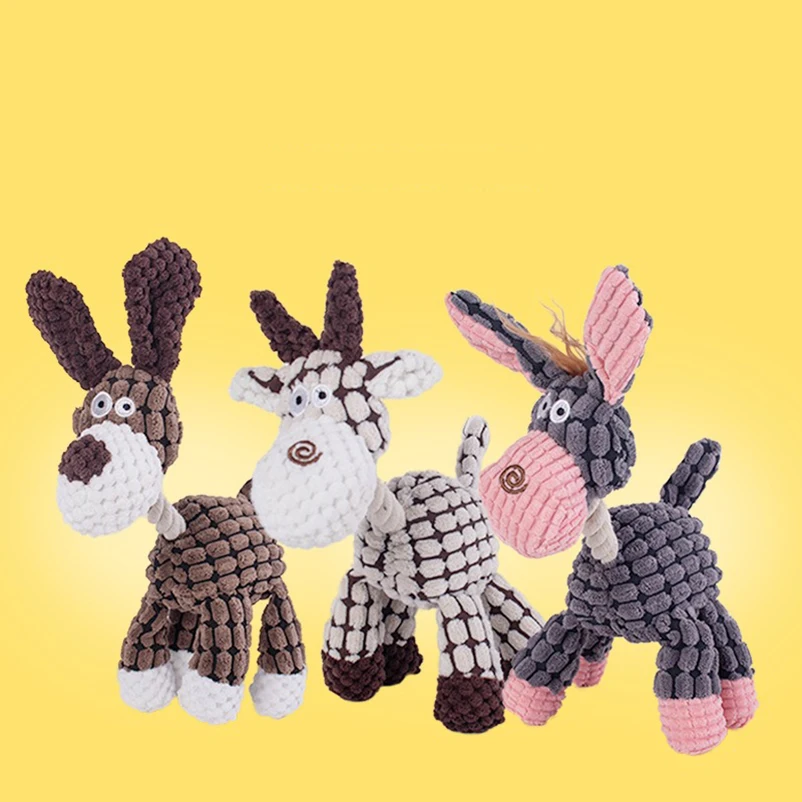 New Popular Cute Animal Shaped Pet Plush Toys Interactive Toys for Pets to Relieve Boredom 1005011871986571