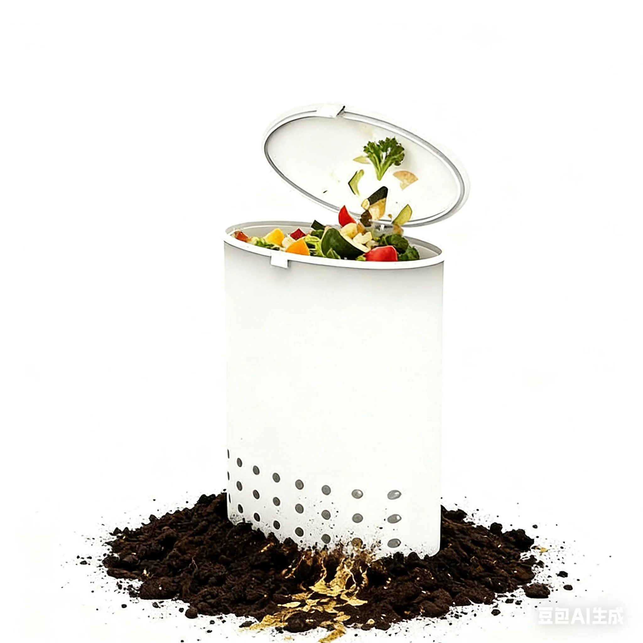 Underground Worm Farm Garden Mini Vermicomposting Bin Worm Tower Kitchen Waste Disposer 15x12cm 1005011885520653