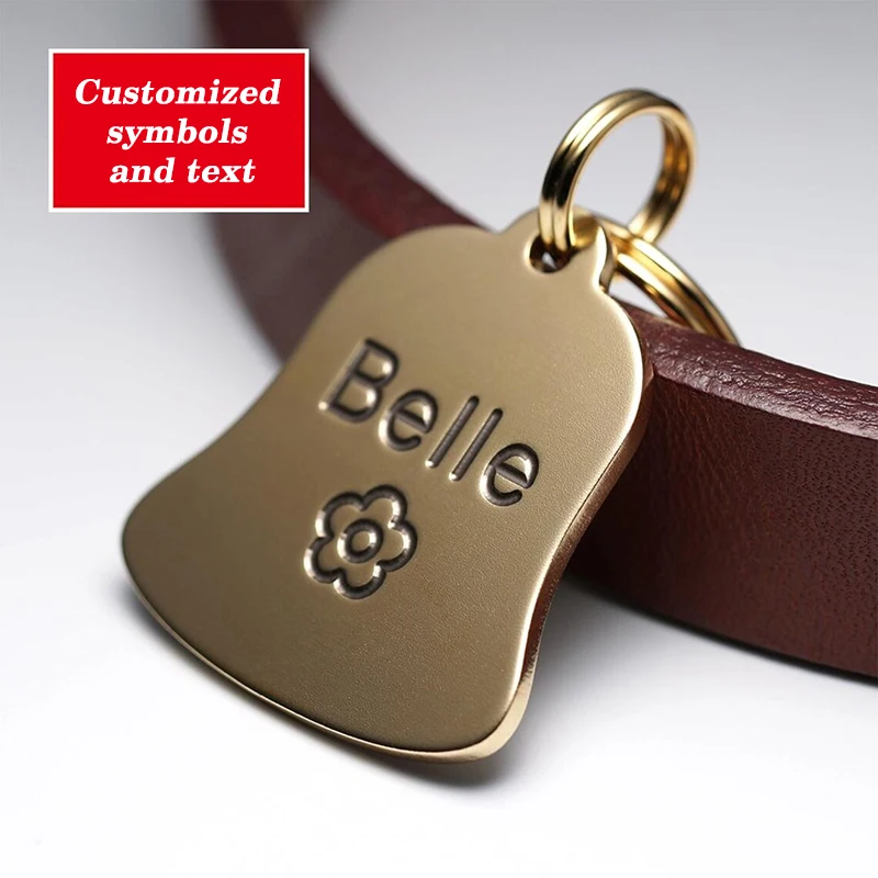 Bell Dog Tag: Personalized Stainless Steel, Engraved Pet Id Tag, Custom Dog Tag 1005011886986345