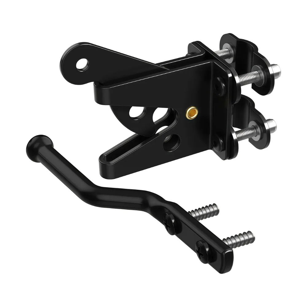 Auto Gate Latch with Bolt for Pasture Garden Fence Farm Carbon Steel Automatic Slam Catch Hardware 1005011888831430