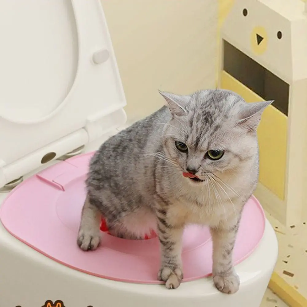 Best Plastic Cat Toilet Training Kit Reusable Puppy Cat Litter Mat Trainer Toilet Pets 1005011894874944