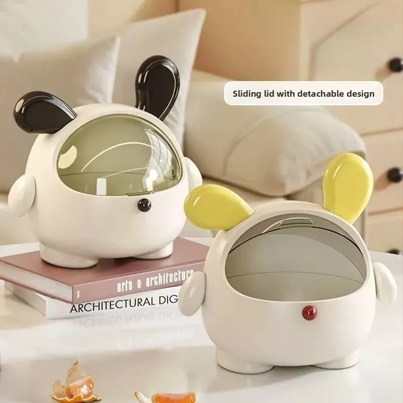 Kawaii Korean Storage Rack Desktop Rabbit Box Desk Organizer Bin Cute Student Girls Hair 1005011896906185