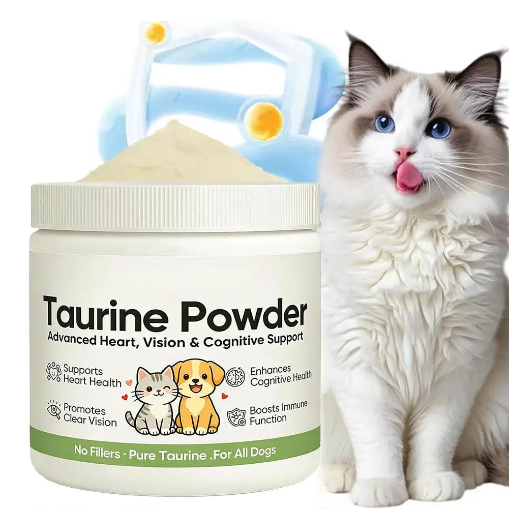 Taurine Supplement Powder for Cat Dog Supports Heart Vision Cognitive Health Essential Amino (30g) 1005011901031470
