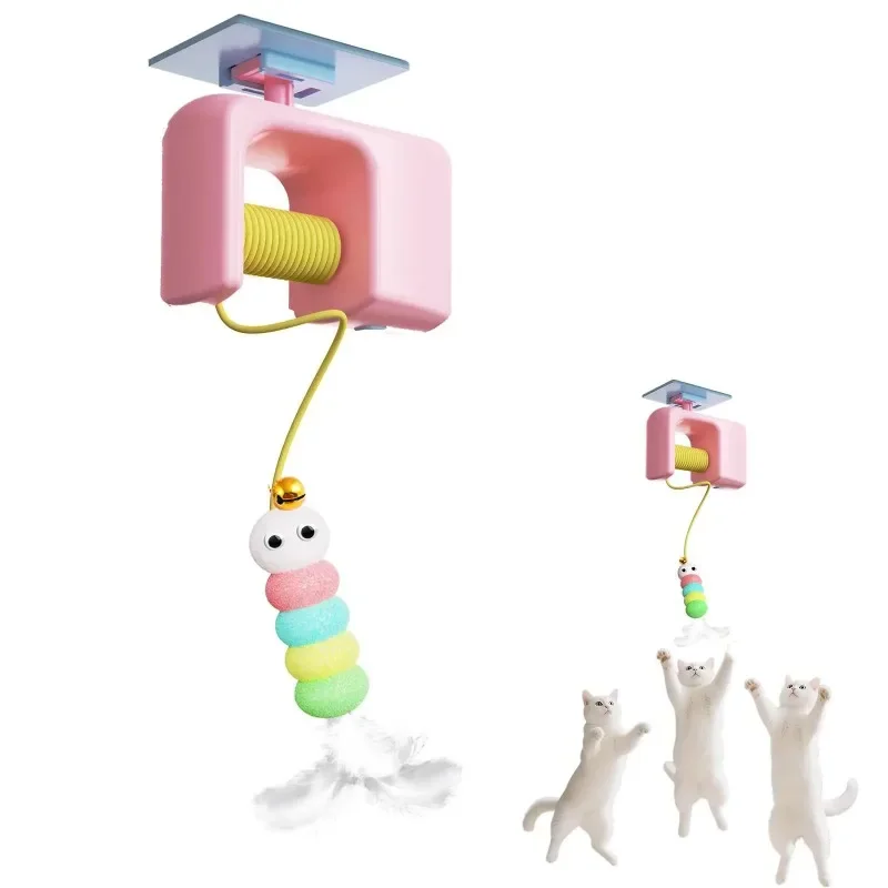 Caterpillar and Flying Bird Suitable for Self-Playing Pet Chasing Toys Interactive Cat Toys 1005011906896193