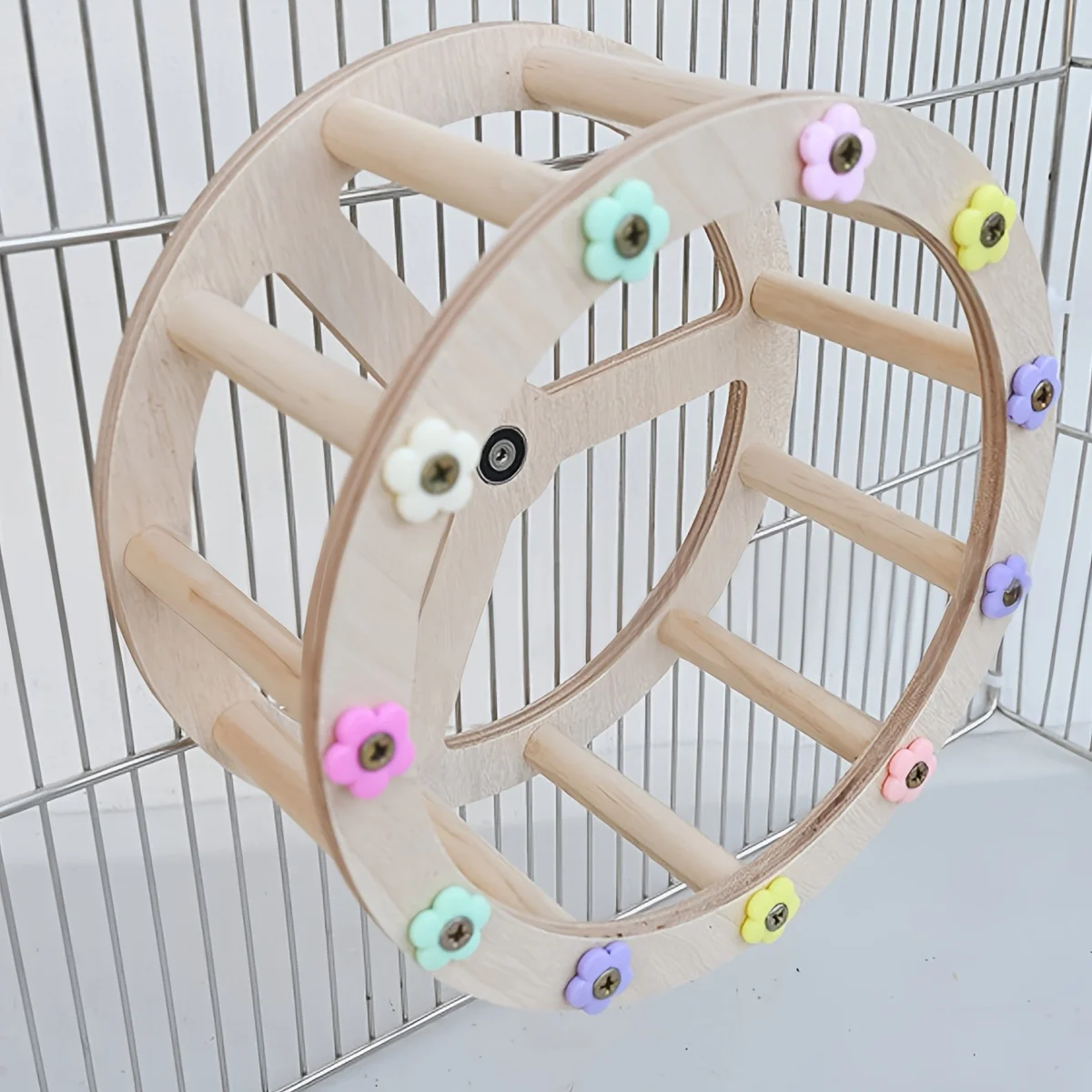 Accessories in Random Colors and Styles, Parrot Bird Running Wheel Toy (1Pc) 1005011912539542