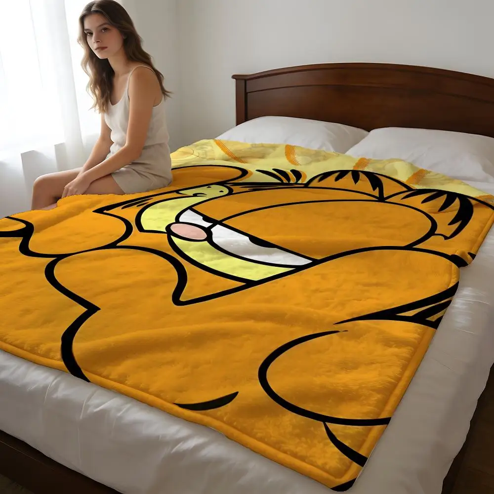 Throw High-Density Short Plush Blanket for Sofa Nap Air-Conditioned Room Soft Skin-Friendly YELLOW 1005011919359894