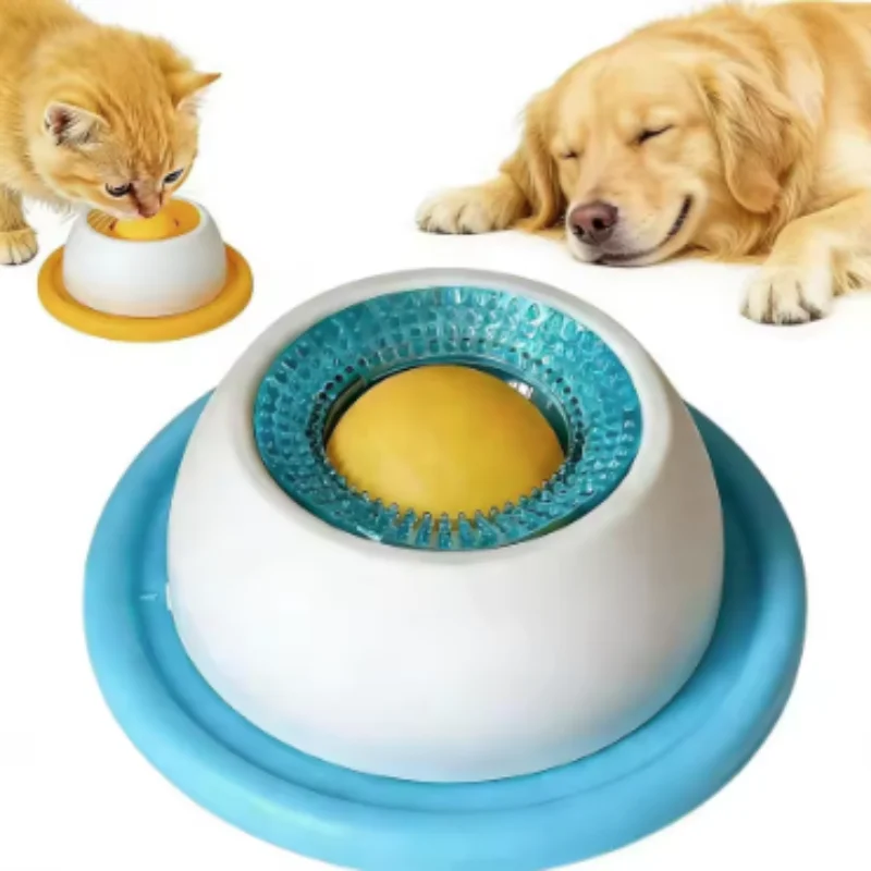 New Interactive Dog Toys Slow Feeder Food Dispenser Lick Chew Toy for Puppy Training and Cat 1005011925683636