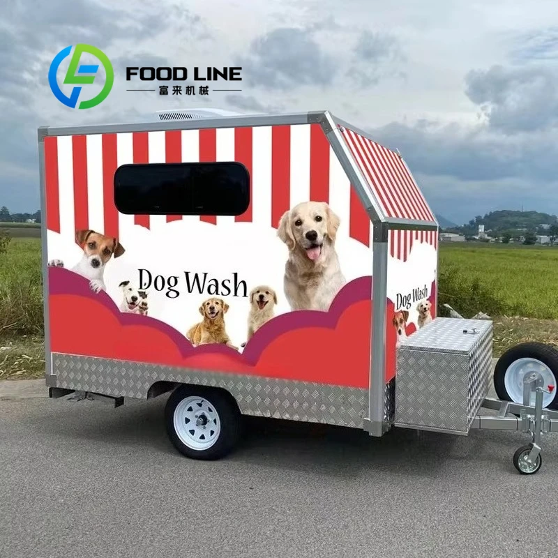 Pet Grooming Trailer Fully Equipped Design for Dog Washing Trimming Drying and Beauty Care Service 1005011938231000