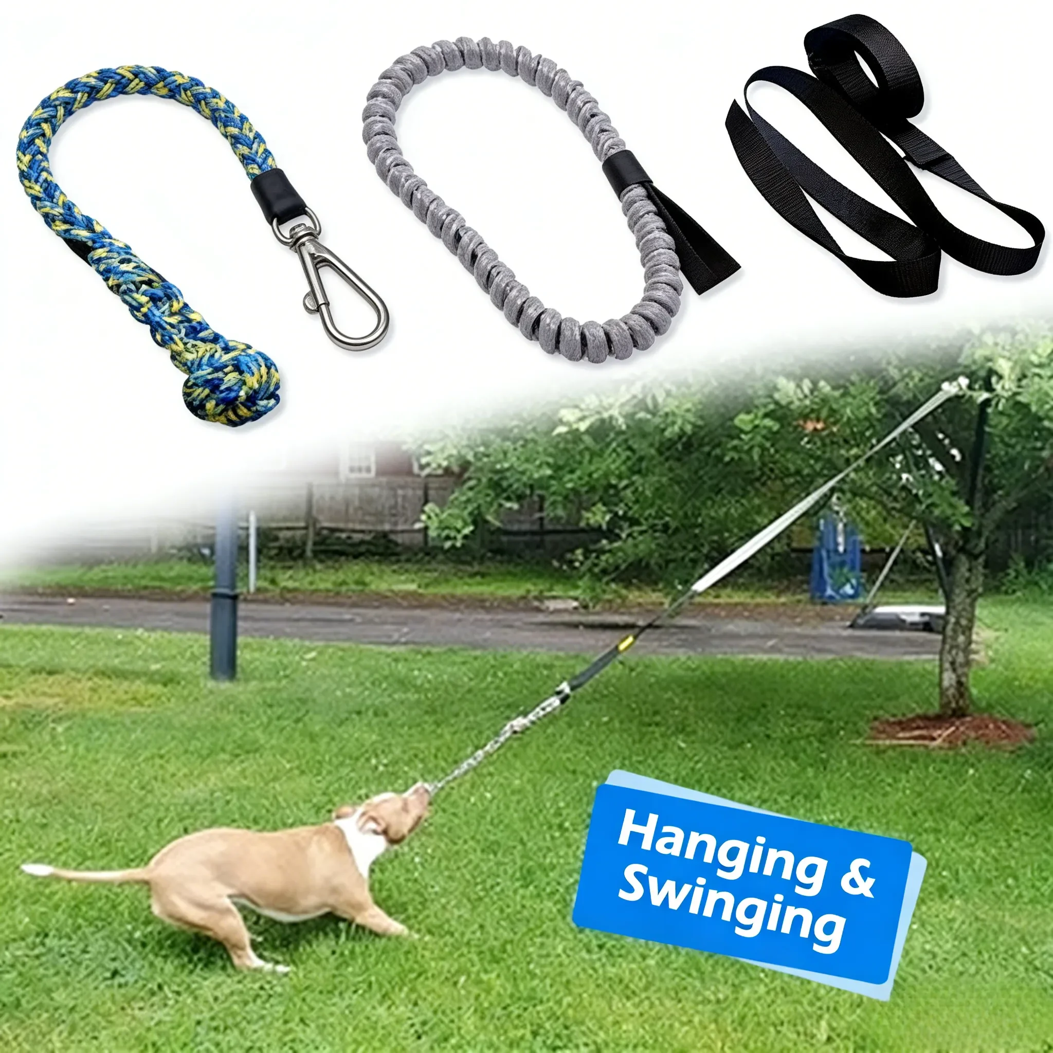 1pc/Set Durable Outdoor Dog Tug Toy for Medium to Large Dogs with Knot Design Interactive 1005011940998751