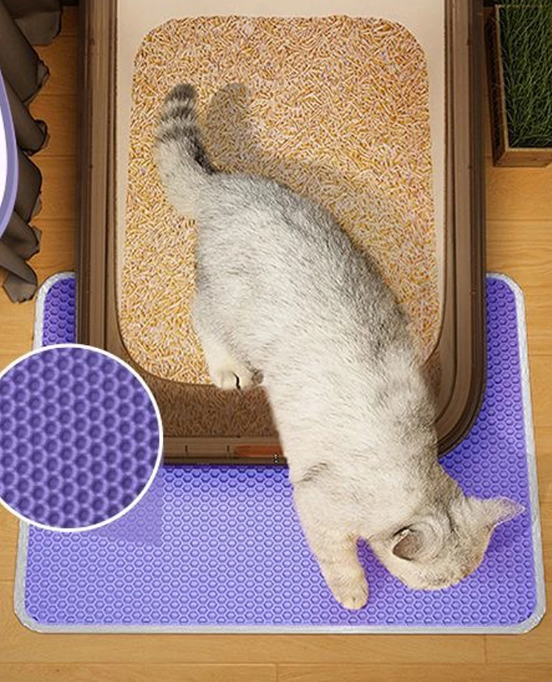 Double Layer Cat Litter Mat Waterproof Pet Toilet Trapping Mat Non Slip 1005011968831604