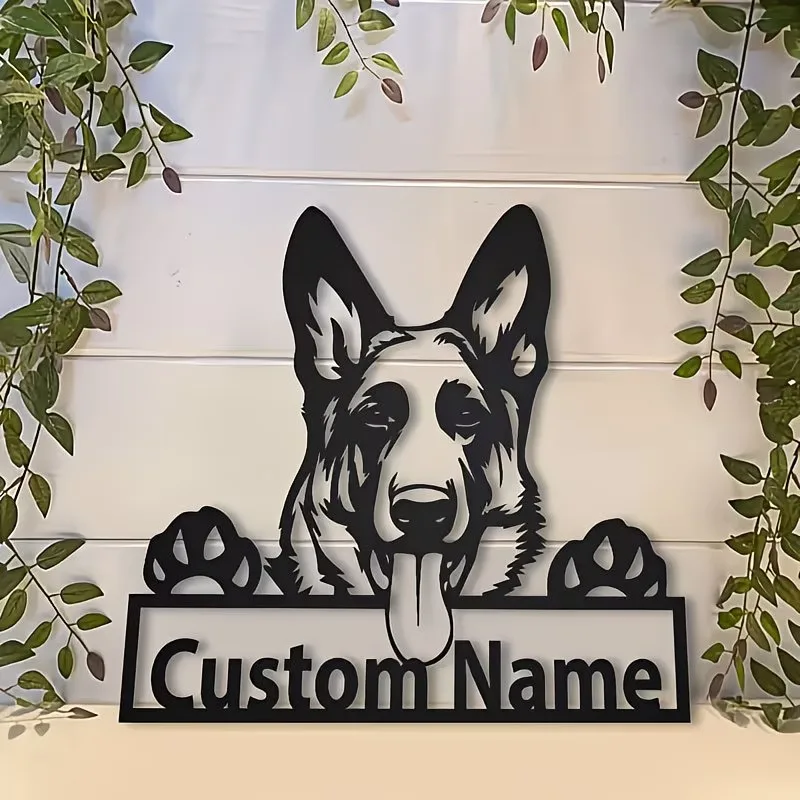 Custom Pet Metal Sign - Dog Lover's Name Wall Decor, Personalized Dog Tag 1005011969357885