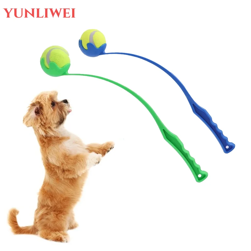 Dog Ball Launcher Toy Manual Tennis Thrower for Dogs Outdoor Interactive Fetch Training Tool Pet 1005011970290515