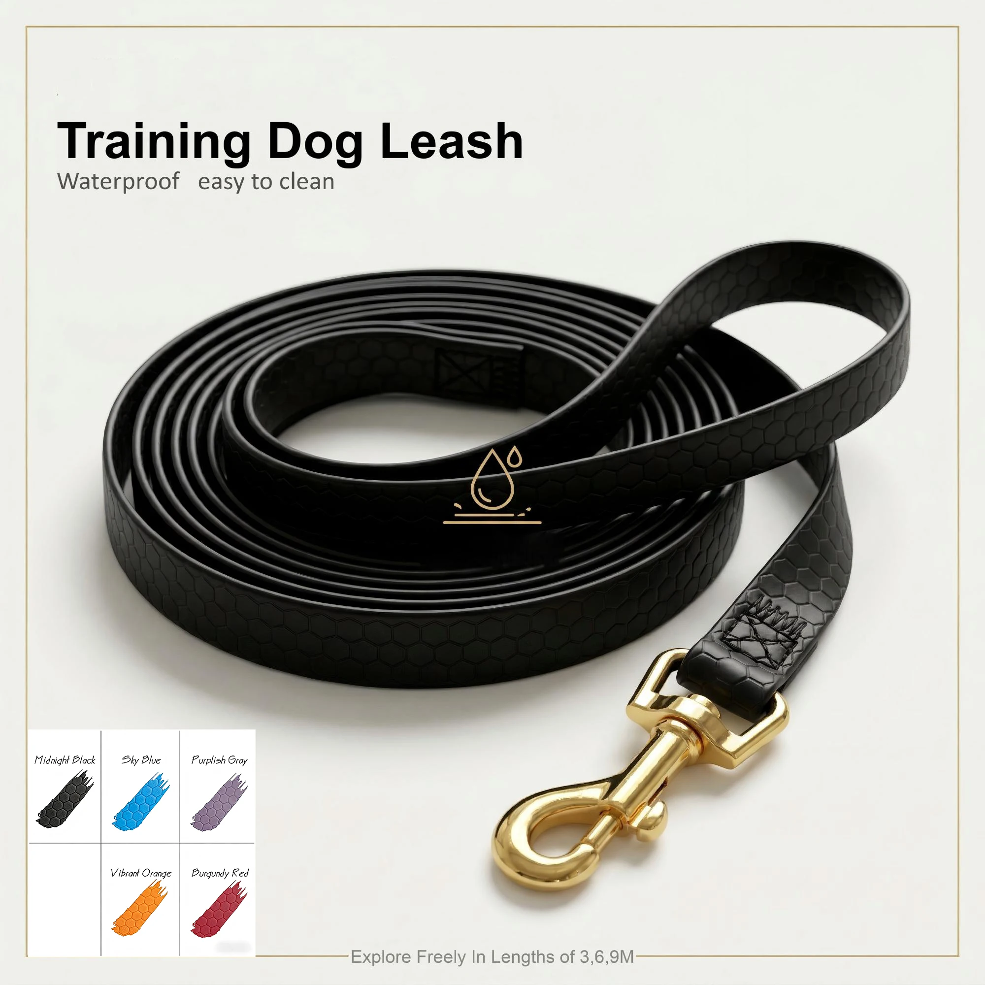 Long Dog Leash 3M 6M 9M PVC Waterproof Easy Clean Rope for Small Medium Large Dogs Pet Leashes 1005011970300039