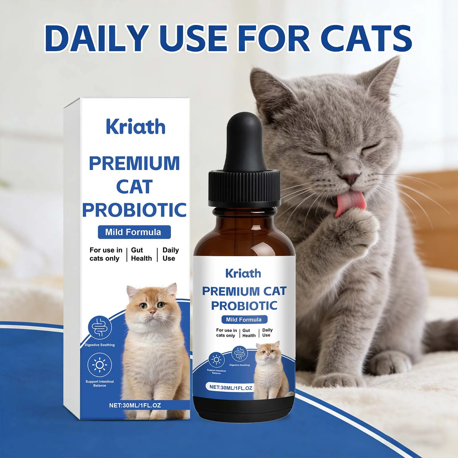 Premium Cat Probiotic Promote Digestion Soothing Support Intestinal Balance Maintains Healthy Gut 1005011975416314