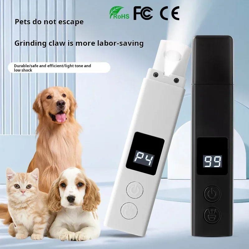 Pet Nail Grinder for Dogs Rechargeable Electric Cat Nail Trimmer Dog Nail File Quiet 1005011983469014