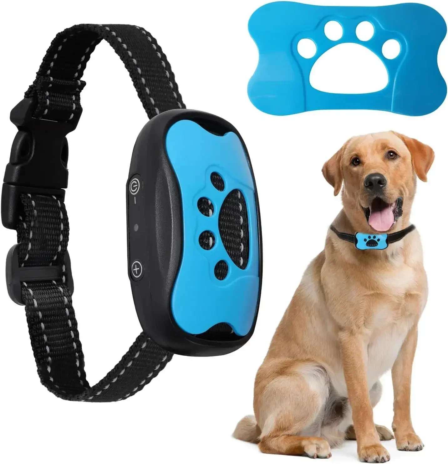 Rechargeable Anti Barking Dog Training Collar Ultrasonic Vibration Sound Stop Device Humane Bark 1005011998835807