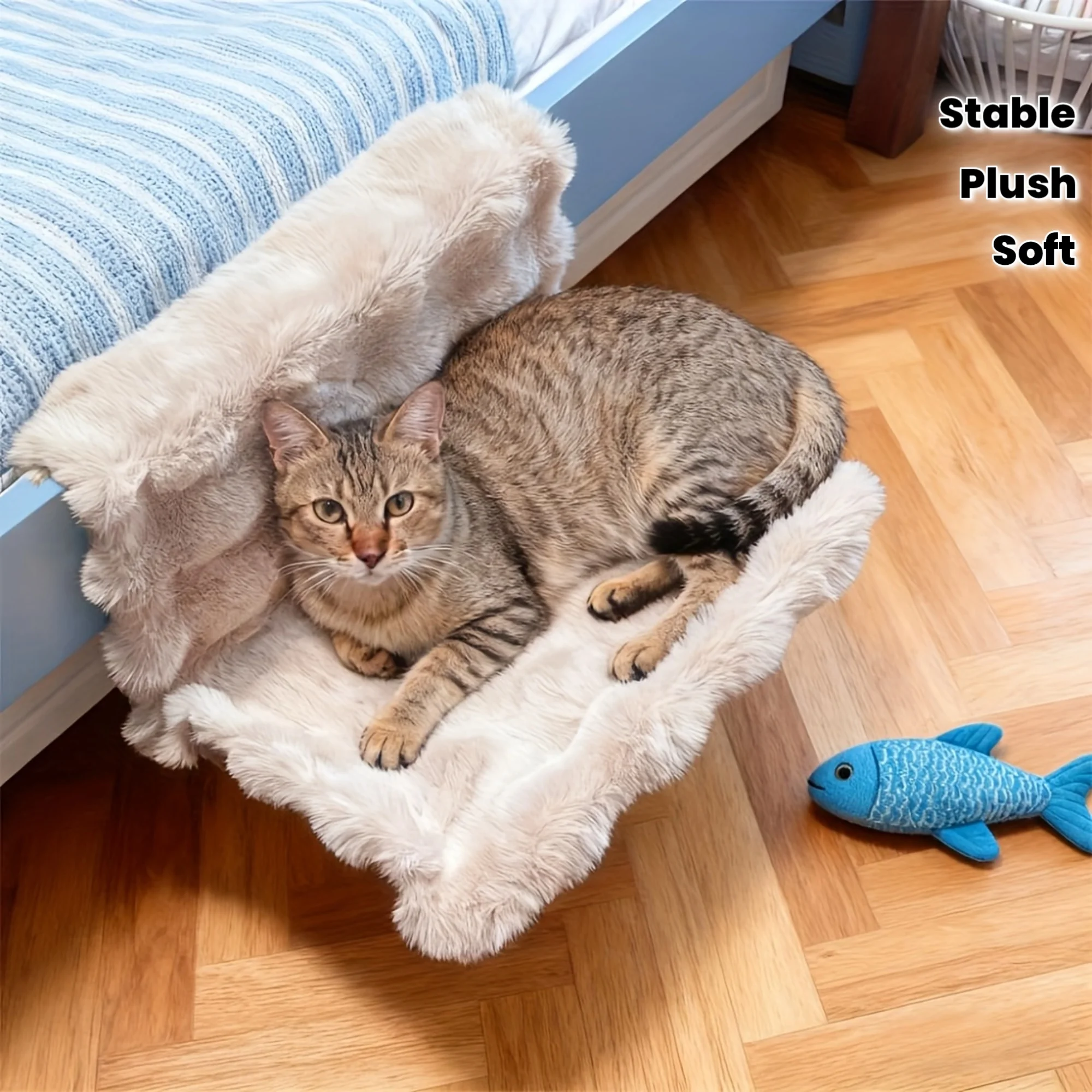 Of Cat Bedside Hammock, Plush Pet Bed, Removable and Washable, Four Seasons, Universal (1 Piece) 1005012018619386