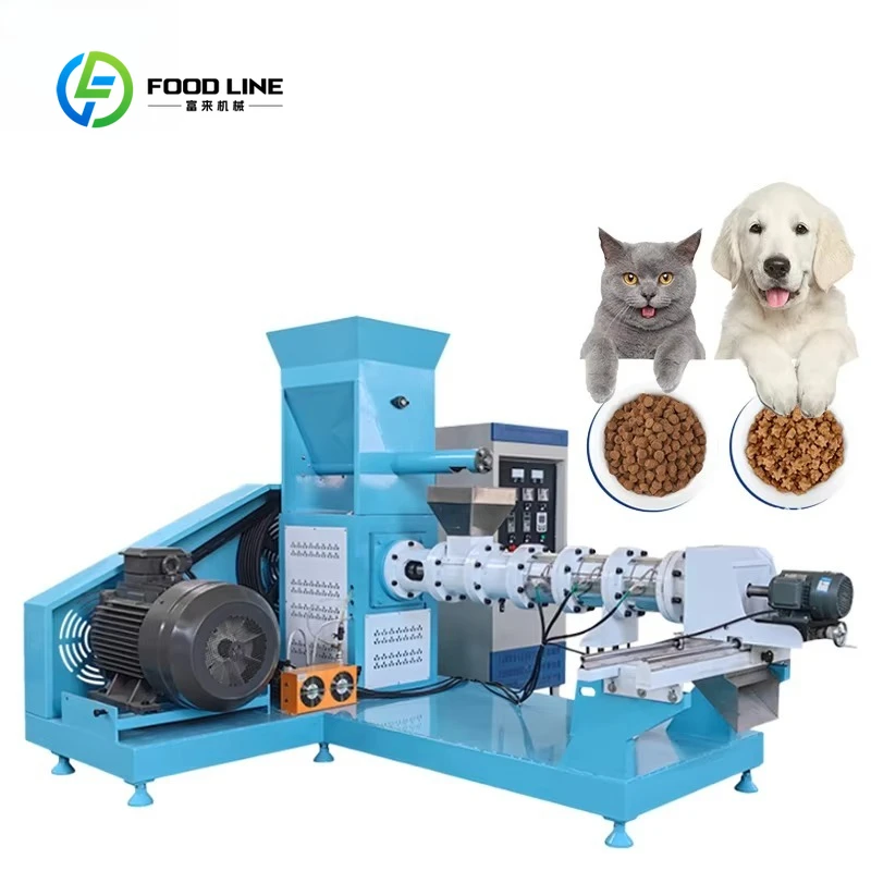 Customized Commercial Fully Automatic Feed Extruder Production Line Fish & Pet Food Pelletizer 1005012033819149