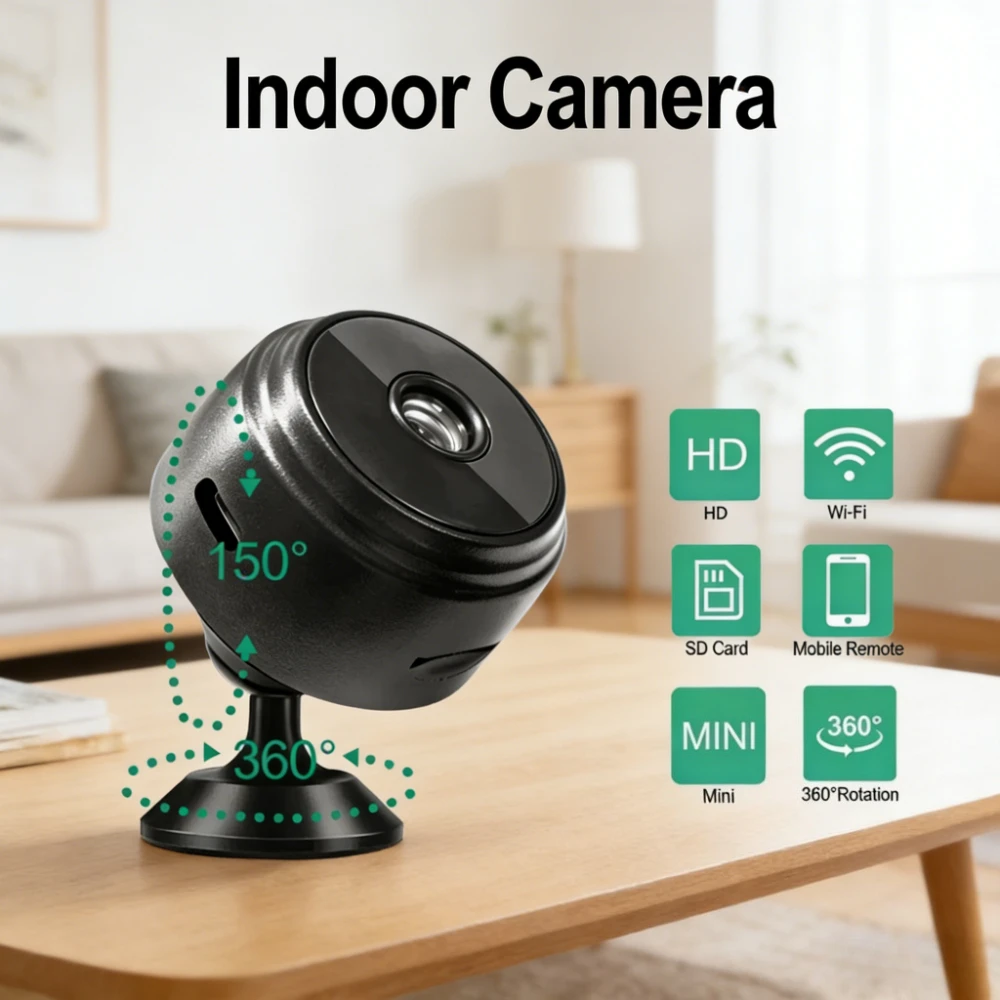 Mini Camera for Infants and Pets Wifi Video Recorder Wireless Security Monitoring Protection Voice 1005012034589023