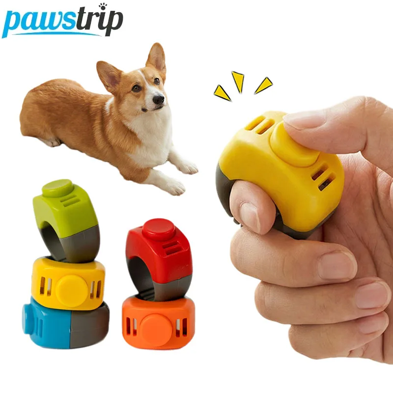 Ring Clicker Dog Training Pet Equipment for Dogs and Cats Low-Stress Tool Supplies (1Pc) 1005012037713374