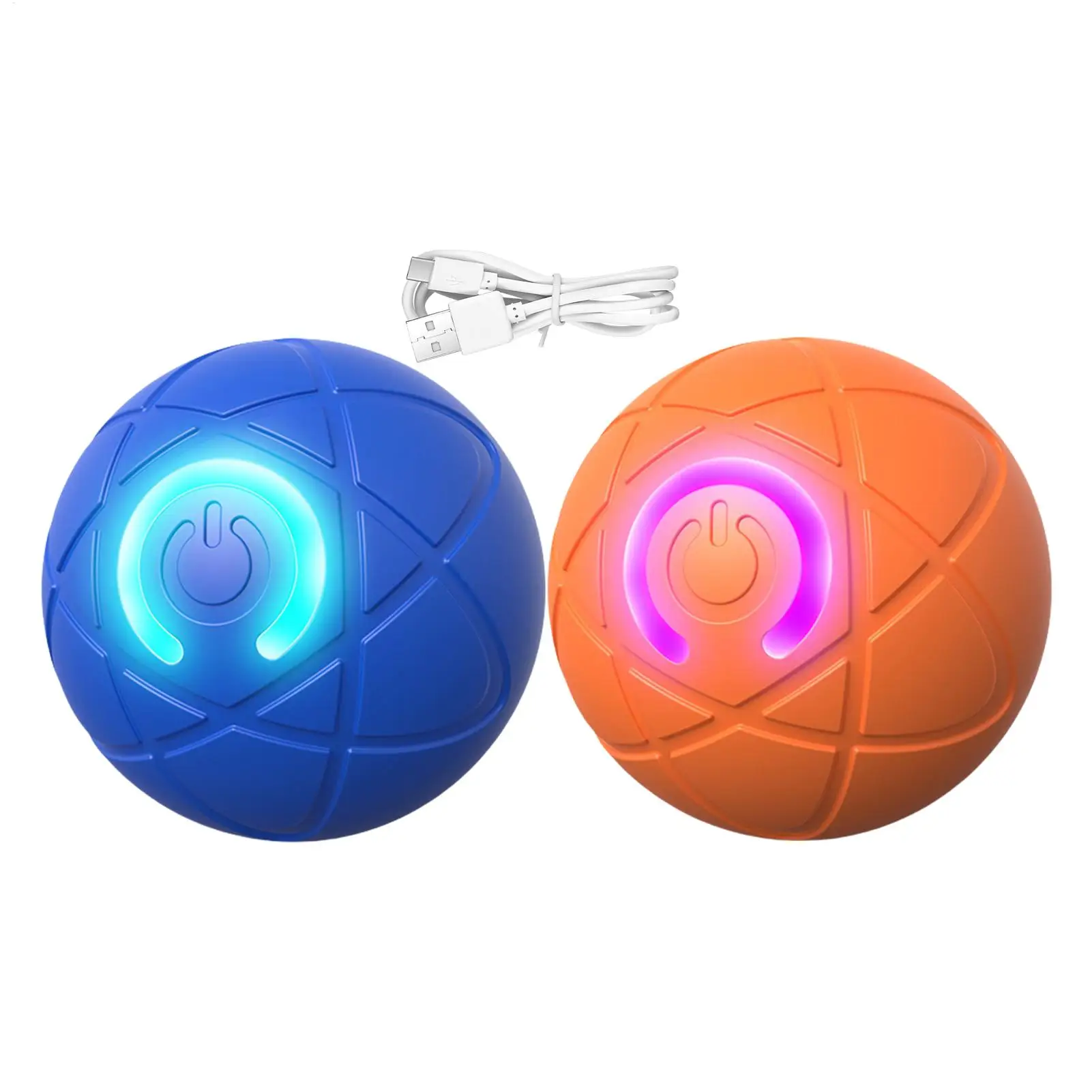 Smart Teasing Dog Ball LED Boredom Interactive Automatic Rolling and Moveing Ball Electricdogs Toy 1005012044645563