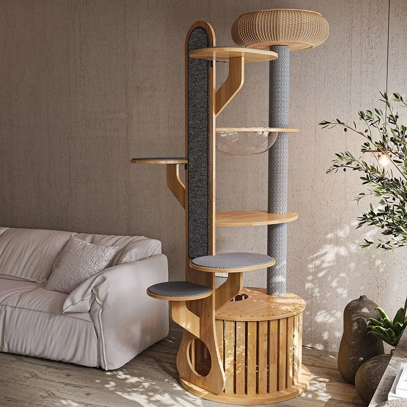 Cat Climbing Frame Exclusive Paradise Three-Dimensional Tree Integrated Large Space Capsule 1005012045805061