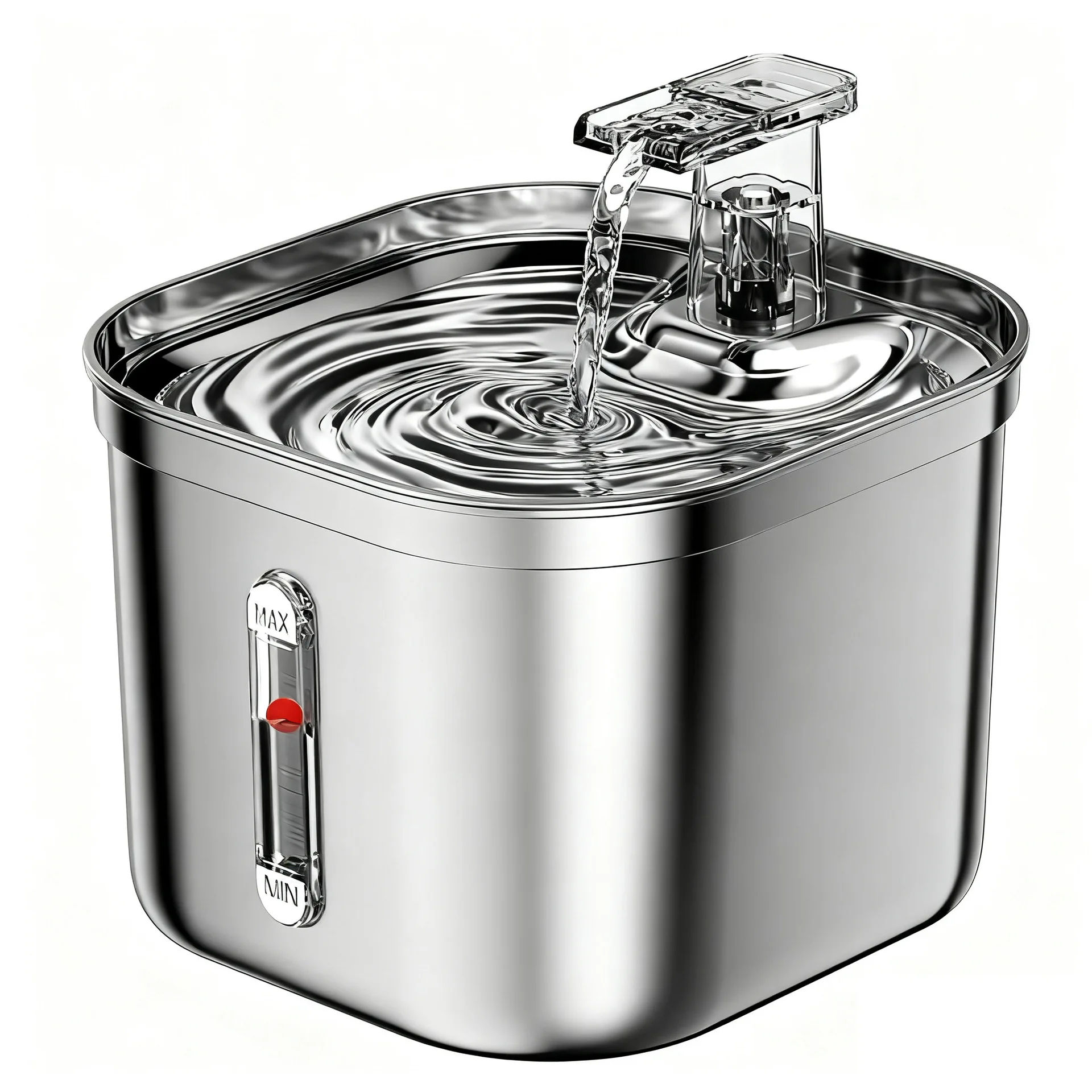 Pet Water Fountain Stainless Steel + PP 2.2L with Filter Motion Sensor and Pump 1005012046510120