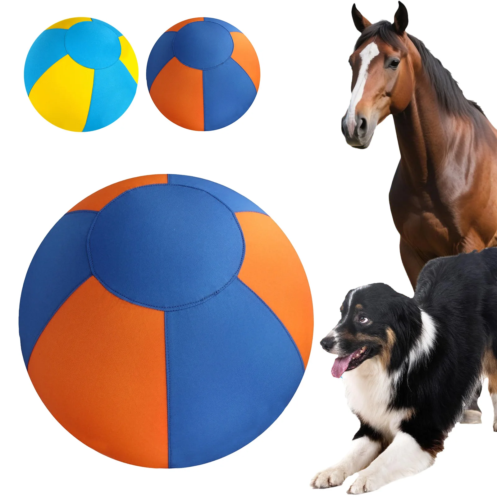 Herding Ball for Dogs with Protective Cover & Pump Dog Training Toy to Keep Them Busy Outdoor 1005012046924852