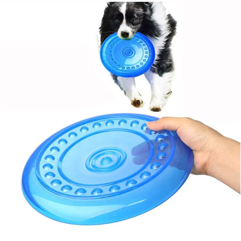 Dog Pet TPR Frisbee Toy Soft Bite Resistant Easy to Throw Multi-Purpose Outdoor Dogs 1005012048792990