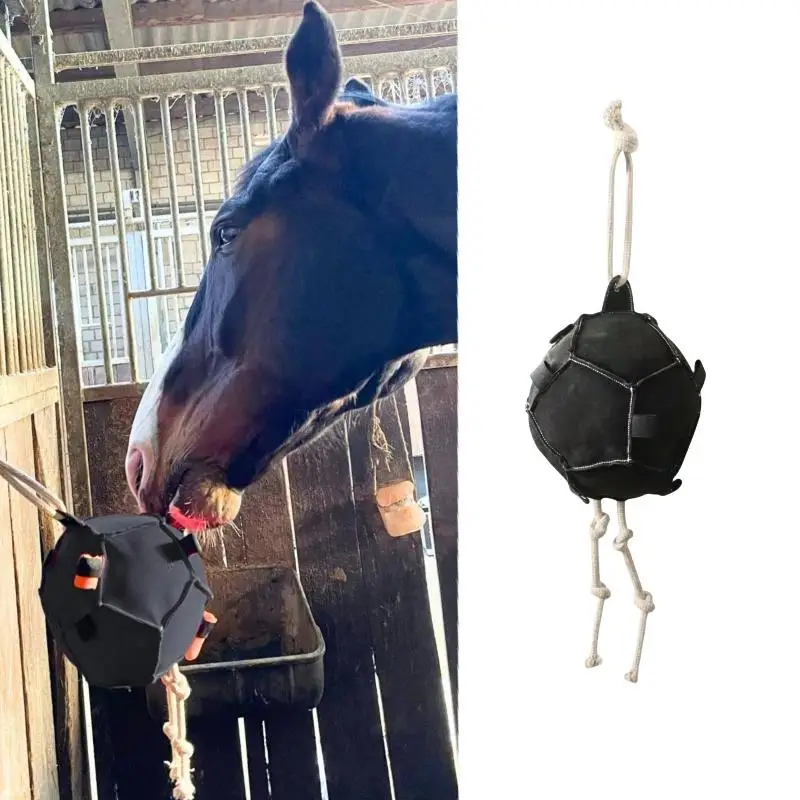 Horse Enrichment Toys Interactive Training Feeder Hay Ball Stall Toy for Horses for Goat Cow Sheep 1005012049063842