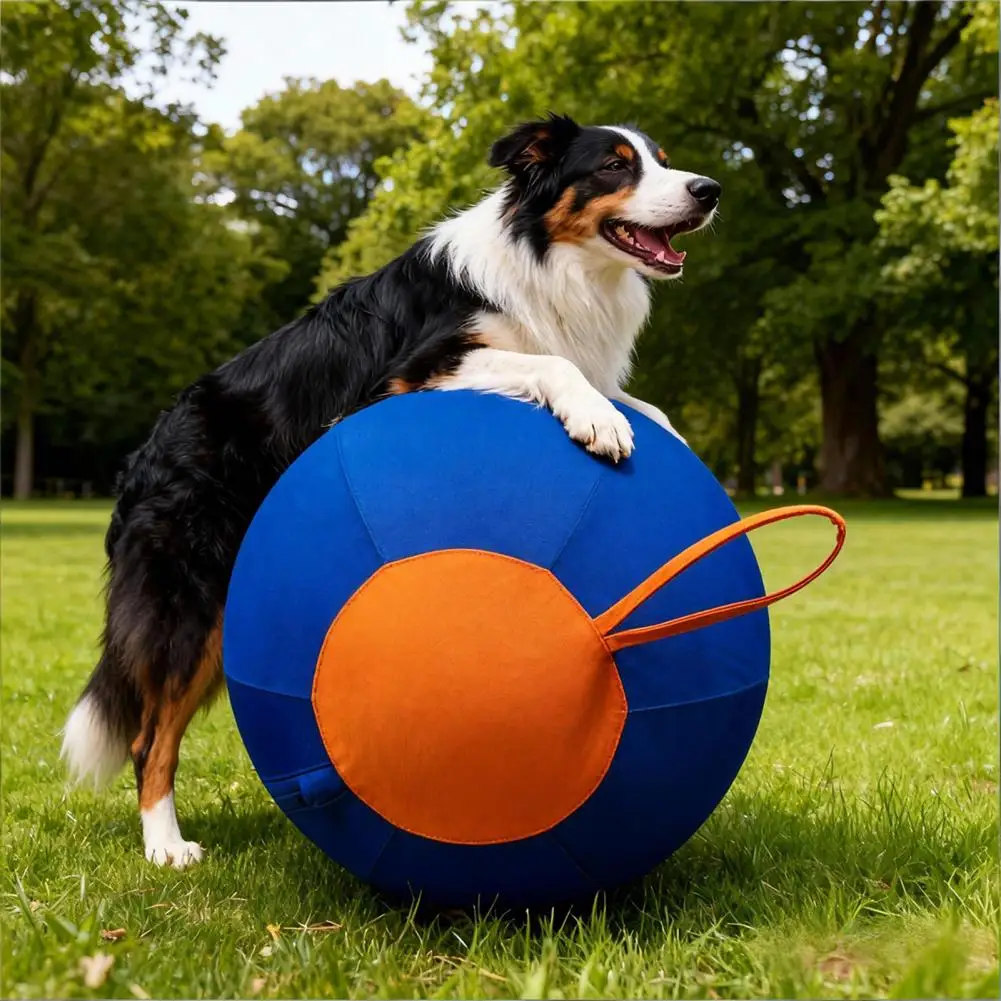Inflatable Herding Ball for Dogs 18 Inches Calming Ball with Cover Handle Dog Toy Training 1005012053613166
