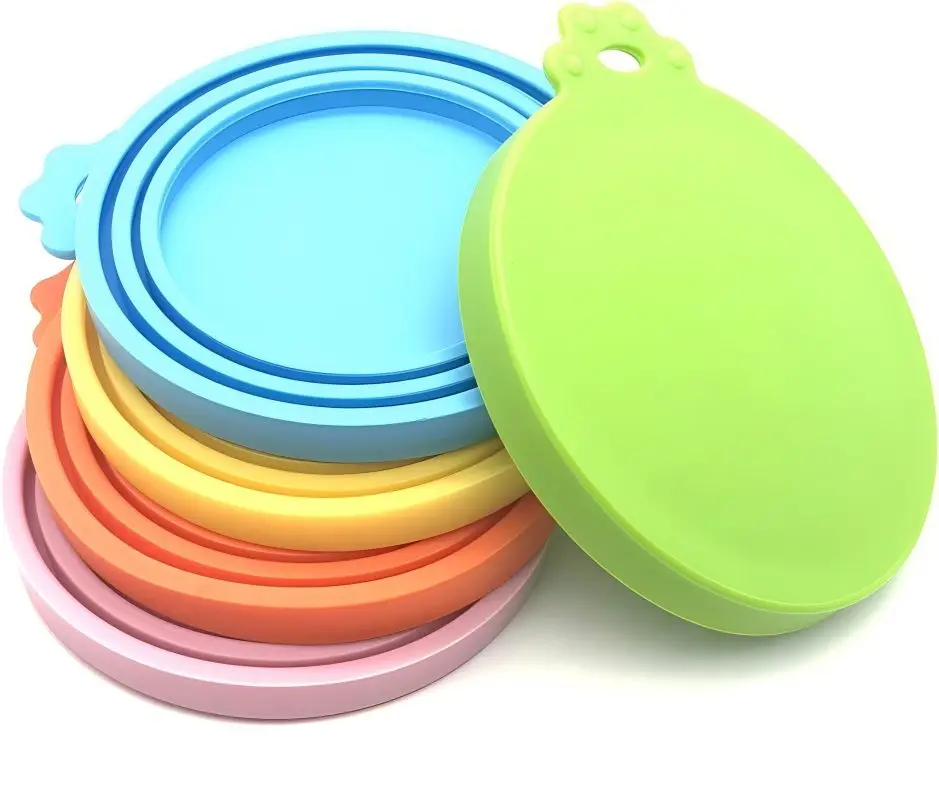 Food-Grade Silicone Pet Food Lids, Reusable, Bpa-Free, Suitable for Most Cat and Dog Food Tin Sizes 1005012053799643