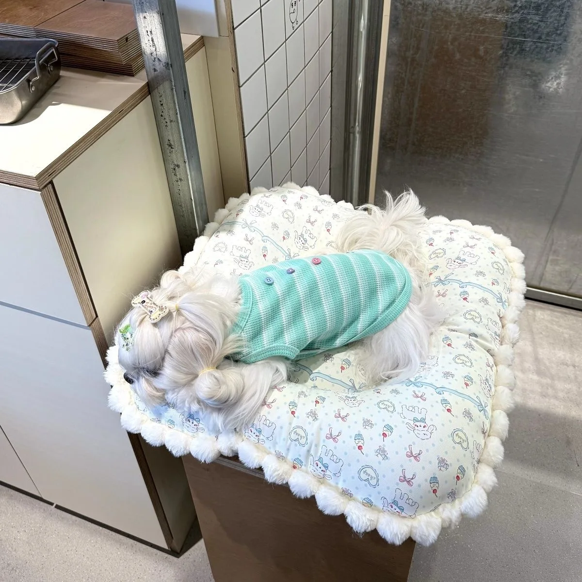 60cm Dog Sleeping Mat Soft Breathable Warm Dog Bed Pad Comfortable Plaid Dog Cushion for Cats 1005012055569195