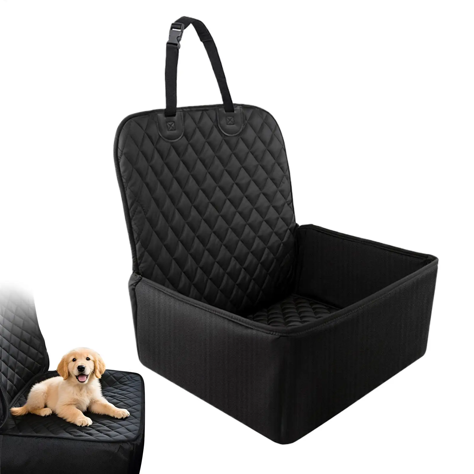 Dog Car Seat Puppy Booster Seat for Car Front Seat with Storage Pockets Pet Booster 1005012057626664