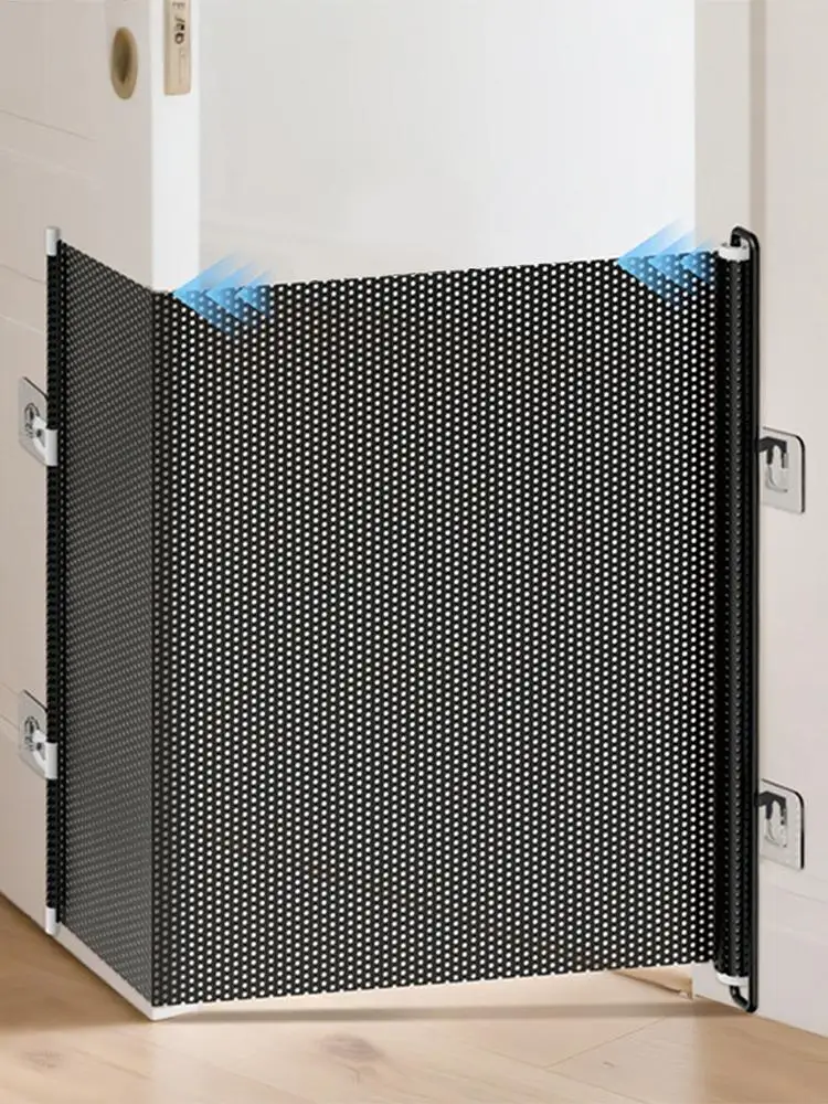 Extendable Gate for Stairs Indoor Dog Retractable Safety Gate Screen Fence Protective Barrier Mesh 1005012057858557