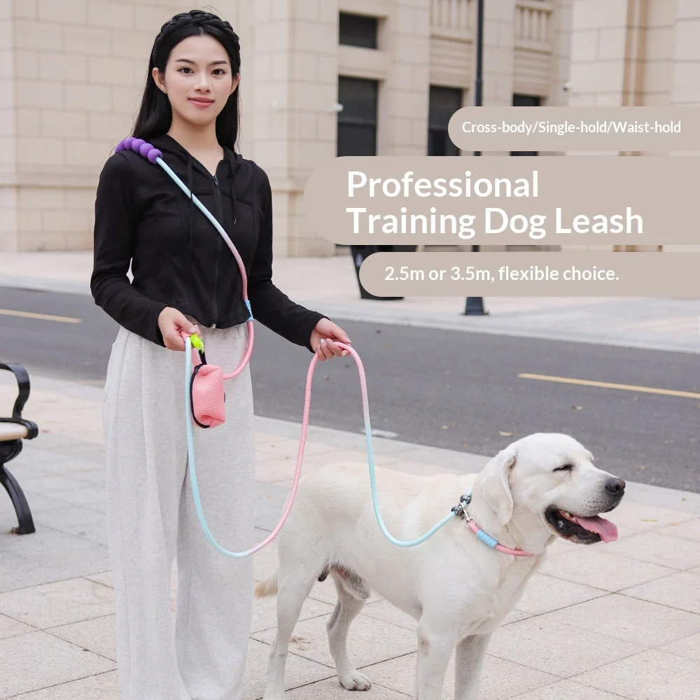 Cross-Body Dog Leash for Competition Training, Colorful Dog Leash for Training 1005012059463544