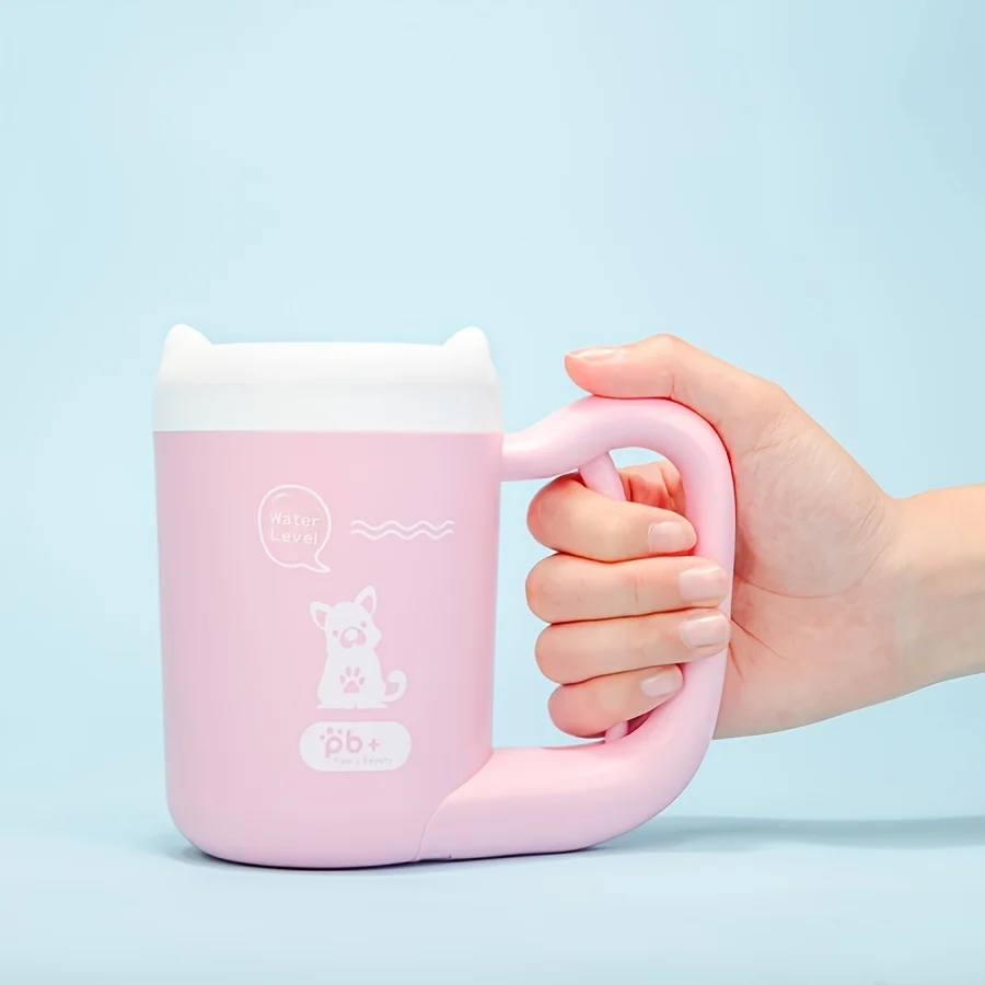 Dog Paw Cleaner Cup Portable Pet Washer Soft Silicone Bristles Gentle Cleaning Tool Muddy Home 1005012059536886