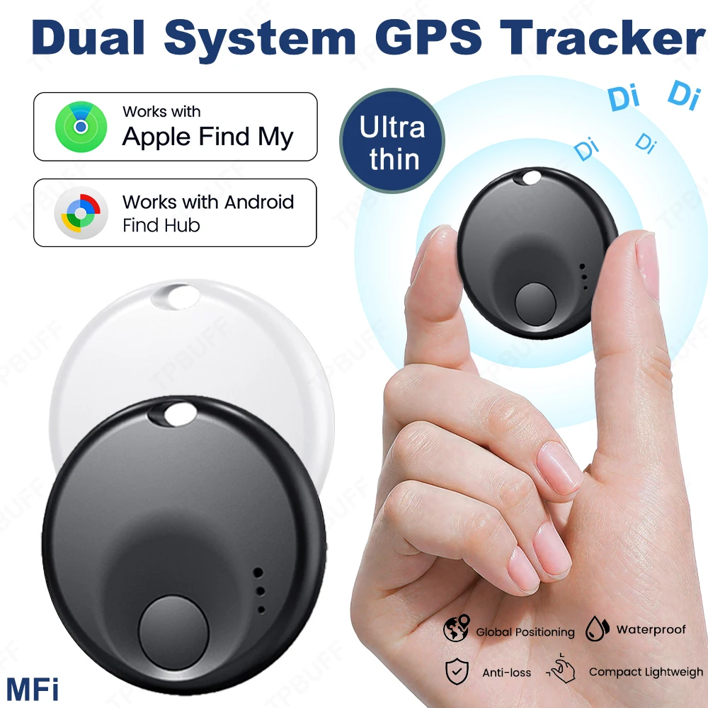 Dual System IOS& Android Ggps Tracker Google Find My Airtag Gps for a Dog Gps Tracker Bicycle Key 1005012059892236