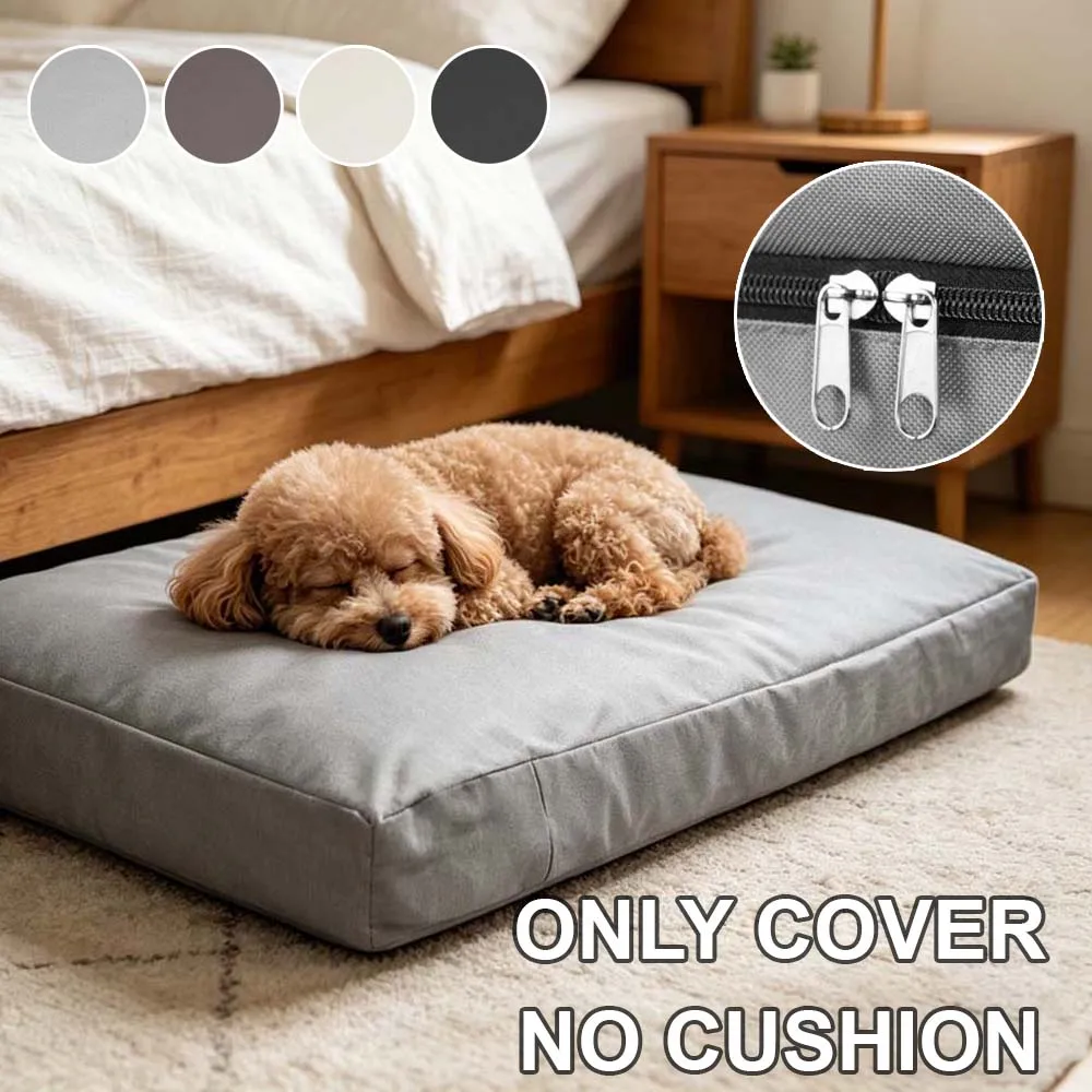 Anti-Dirt Replacement Dog Bed Cover Pad Protector 210D Oxford Waterproof Dog Cushion Cover 1005012063279690