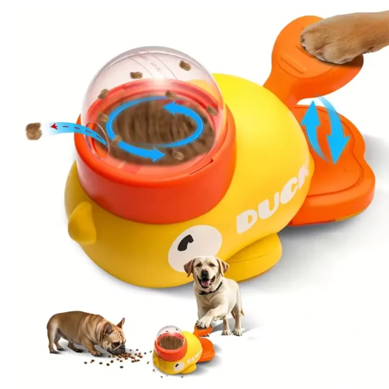 Dog, Cat, Pet Feeder, Little Yellow Duck, Interactive Puzzle Dog Feeding Machine, Puppy 1005012079796699