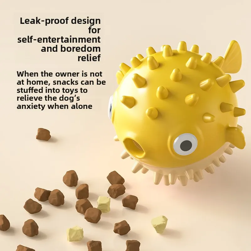 Interactive Bouncing Fish Treat Dispenser Dog Toy Slow Feeder Puzzle for Dogs and Cats Self-Play 1005012088416875