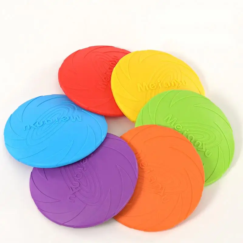Meianjubite Resistant Flying Disc Toys for Dog Multifunction Pet Puppy Training Toys Outdoor 1005012092029821