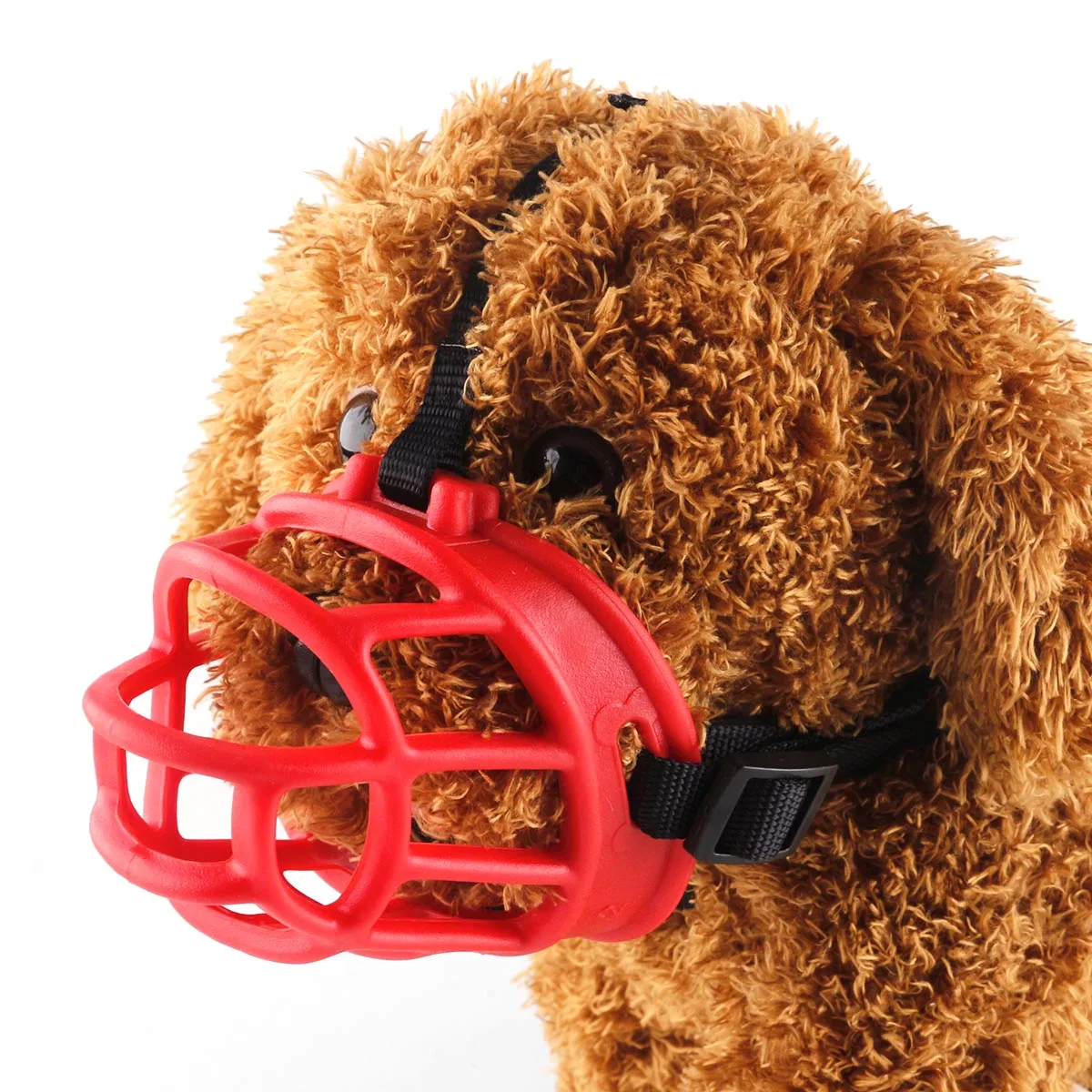 Dog Muzzle, Breathable, Dog Can Pant and Drink, Adjustable, Training Muzzle for Medium-Sized Dogs 1005012092941308