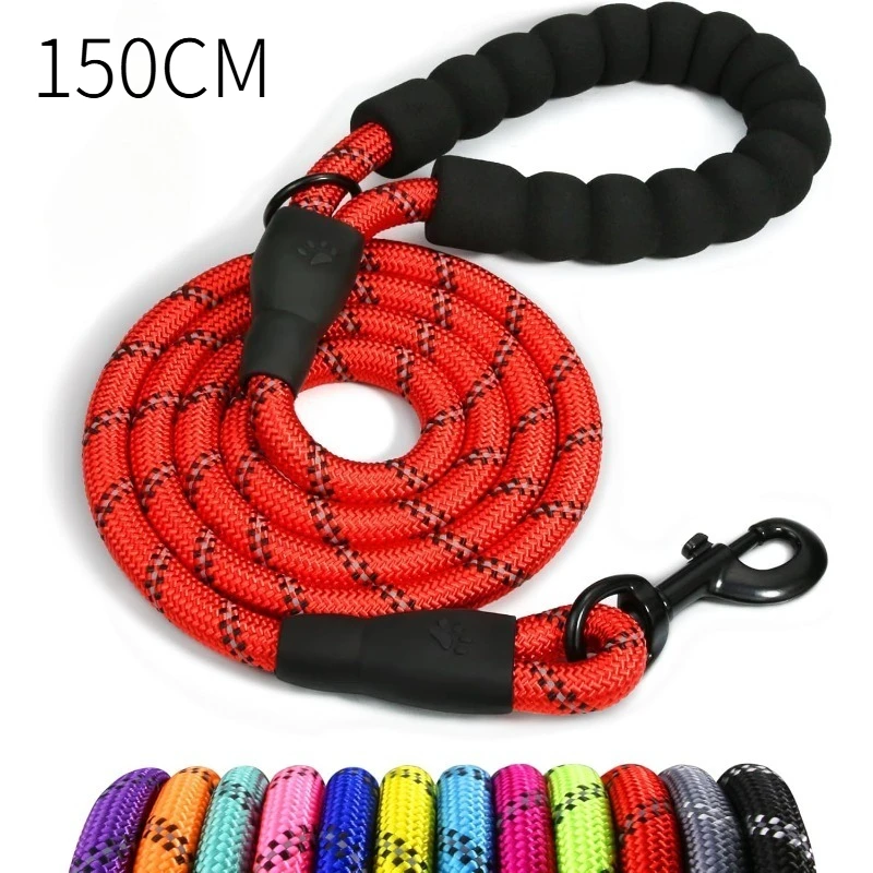 Strong Dog Leash Pet Leashes Reflective for Big Small Medium Drag Pull Tow Golden Retriever (150CM) 1005012098162315
