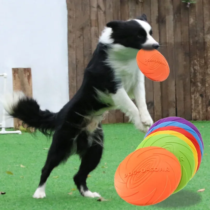 Silicone Flying Saucer Funny Dog Cat Toy Dog Game Flying Discs Resistant Chew Puppy Training 1005012108988544