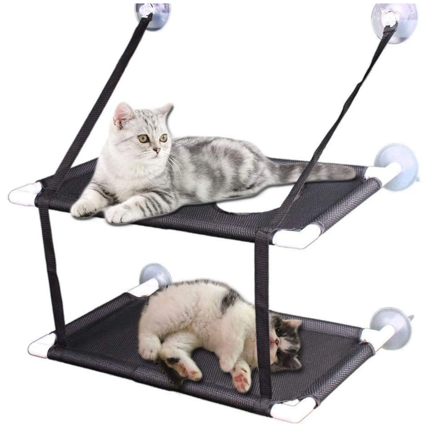Cat Window Perch Bed Can Be Installed on Small Window Soft Mats, for Large Cat and Kitten 1005012111712548